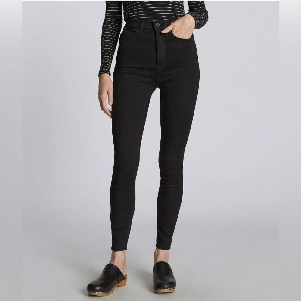 Everlane Black High-Waisted Skinny Pants